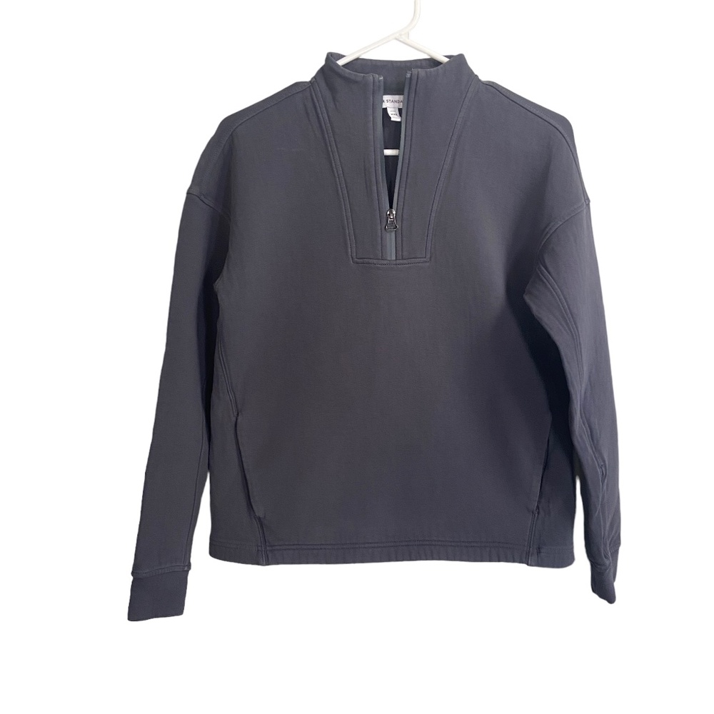 Banana Republic Half- Zip Pullover Athleisure Sweatshirt BR Standard